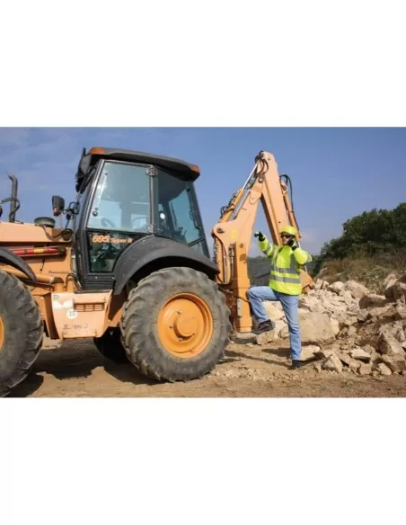 BLOUSON DE TRAVAIL VESTE HAUTE VISIBILITÉ MANCHES AMOVIBLES DELTAPLUS RENO HV