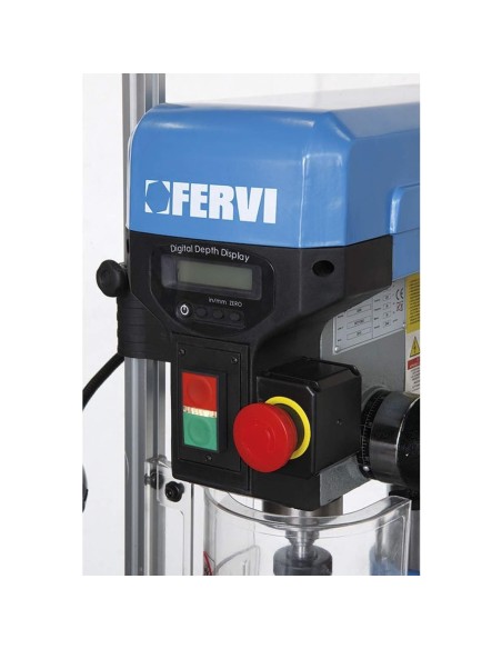 Perceuse à colonne 750w vitesse variable fervi 0242