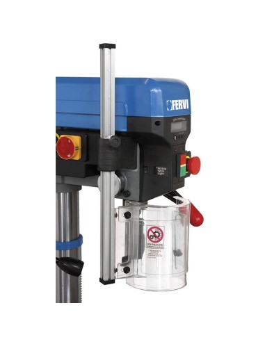 Perceuse à colonne 750w vitesse variable fervi 0242