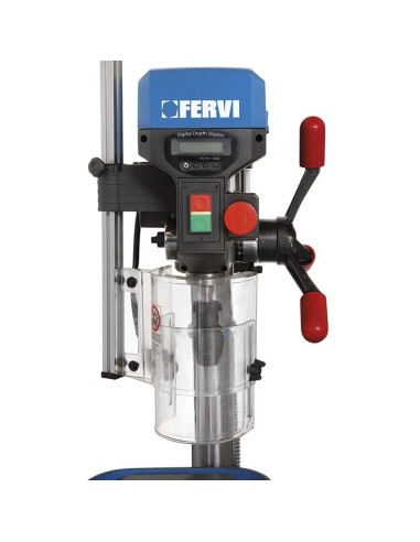 Perceuse à colonne 750w vitesse variable fervi 0242