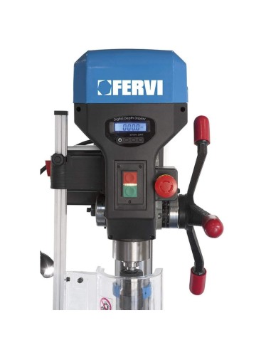 Perceuse à colonne 1500w vitesse variable fervi 0252/230v
