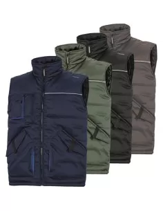 GILET DE TRAVAIL VETEMENT MULTIPOCHES ZIP AU FOND POUR HOMME DELTAPLUS STOCKTON2