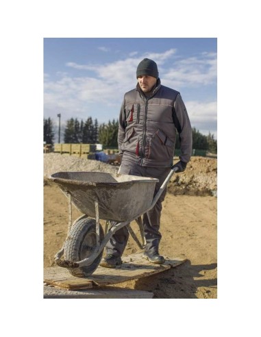 GILET DE TRAVAIL VETEMENT MULTIPOCHES ZIP AU FOND POUR HOMME DELTAPLUS STOCKTON2