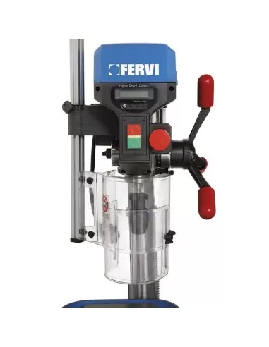 Perceuse à colonne 550w vitesse variable fervi 0260