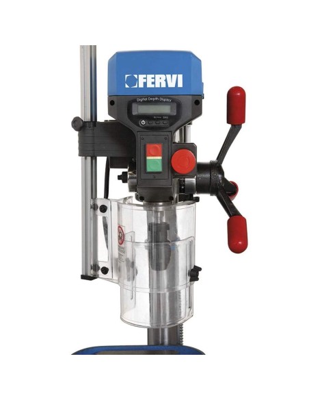 Perceuse à colonne 550w vitesse variable fervi 0260