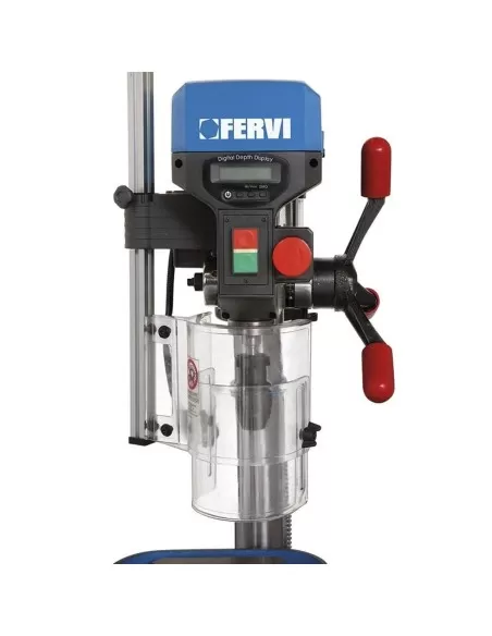 Perceuse à colonne 550w vitesse variable fervi 0260