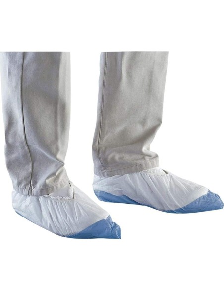 KIT 50 PAIRES DE SURCHAUSSURES SEMELLE PLASTIFIEE ETANCHE DELTAPLUS SURCHPLUS