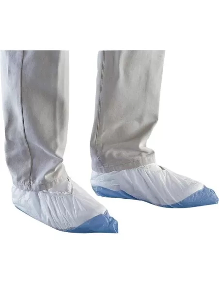 KIT 50 PAIRES DE SURCHAUSSURES SEMELLE PLASTIFIEE ETANCHE DELTAPLUS SURCHPLUS