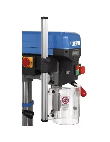 Perceuse à colonne 550w vitesse variable fervi 0260