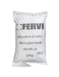 25 KG MICROSPHERE DE VERRE FINITION SABLAGE GRAIN 50 ÷ 70 FERVI 0581
