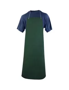 TABLIER À BAVETTE DE TRAVAIL EN PVC VERT IMPÉRMEABLE DELTAPLUS TABLIVE