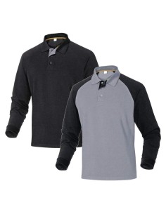 POLO 100% COTON MANCHES LONGUES DELTAPLUS TURINO