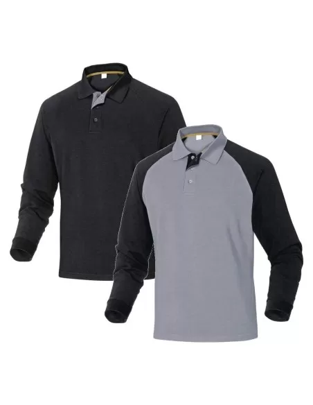 POLO 100% COTON MANCHES LONGUES DELTAPLUS TURINO