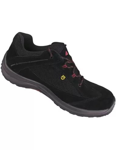 CHAUSSURES DE SÉCURITÉ DE TRAVAIL CUIR ET MESH DELTAPLUS VIAGI S1P SRC ESD