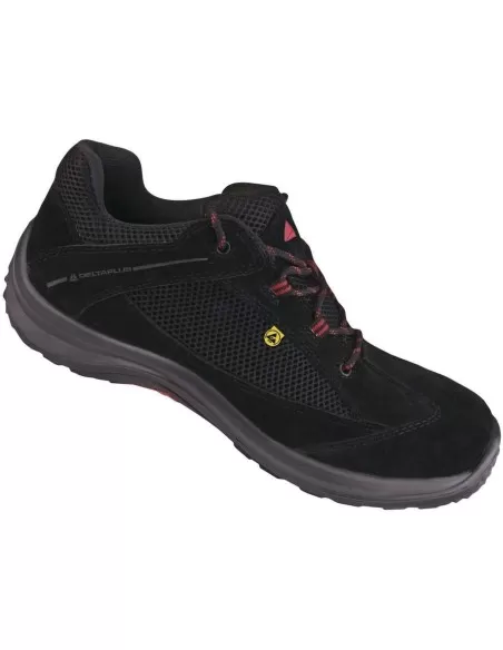 CHAUSSURES DE SÉCURITÉ DE TRAVAIL CUIR ET MESH DELTAPLUS VIAGI S1P SRC ESD