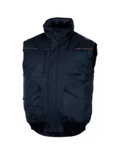 Gilet multi-poches (coordonnŽ&reg; gamme D-MACH). Fermeture par zip anti froid sous rabat agrippant. Bas devant et cotŽ&reg; dos du