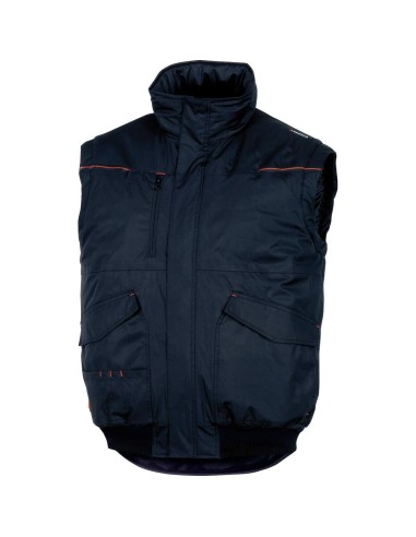 Gilet multi-poches (coordonnŽ® gamme D-MACH). Fermeture par zip anti froid sous rabat agrippant. Bas devant et cotŽ® dos du