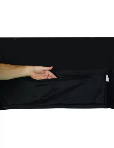 Gilet multi-poches (coordonnŽ® gamme D-MACH). Fermeture par zip anti froid sous rabat agrippant. Bas devant et cotŽ® dos du