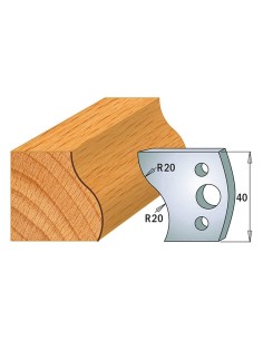 Jeu De 2  Pour Toupie À Bois 40 Mm Profil 09
