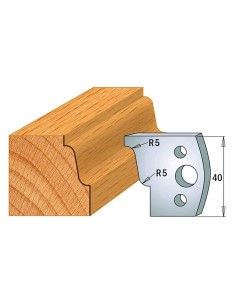 Jeu De 2 Couteaux Profilés Pour Toupie À Bois 40 Mm Profil 31