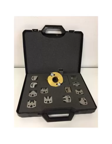 Coffret Porte-Outils À Profiler Avec 13 Jeux De Couteaux Profilés Pour Toupie