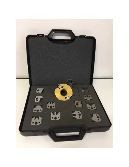 Coffret Porte-Outils À Profiler Avec 13 Jeux De Couteaux Profilés Pour Toupie