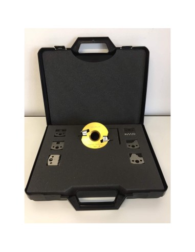 Coffret Porte-Outils À Profiler Avec 7 Jeux De Couteaux Profilés Pour Toupie