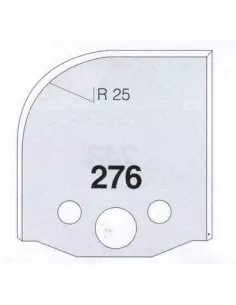 2 - Jeu De 2 Couteaux Profilés Pour Toupie À Bois 50 Mm Profil 276
