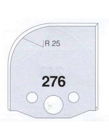 2 - Jeu De 2 Couteaux Profilés Pour Toupie À Bois 50 Mm Profil 276
