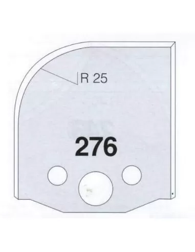 2 - Jeu De 2 Couteaux Profilés Pour Toupie À Bois 50 Mm Profil 276