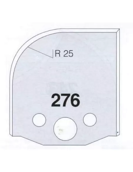 2 - Jeu De 2 Couteaux Profilés Pour Toupie À Bois 50 Mm Profil 276