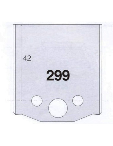 2 - Jeu De 2 Couteaux Profilés Pour Toupie À Bois 50 Mm Profil 299