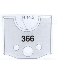 2 - Jeu De 2 Couteaux Profilés Pour Toupie À Bois 50 Mm