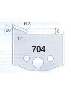 2 - Jeu De 2  Pour Toupie À Bois 50 Mm Profil 704