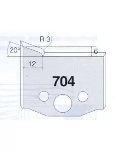 2 - Jeu De 2 Pour Toupie À Bois 50 Mm Profil 704