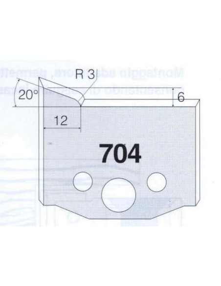 2 - Jeu De 2  Pour Toupie À Bois 50 Mm Profil 704