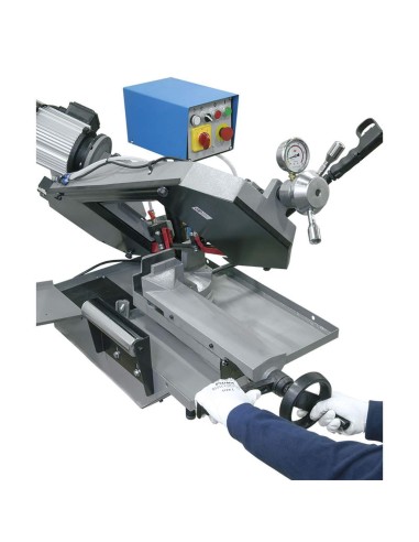 Scie à ruban pour métal avec base fervi 0692 230v