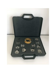 10 - Coffret Porte-Outils À Profiler Avec 13 De Couteaux Profilés Fers Pour Toupie