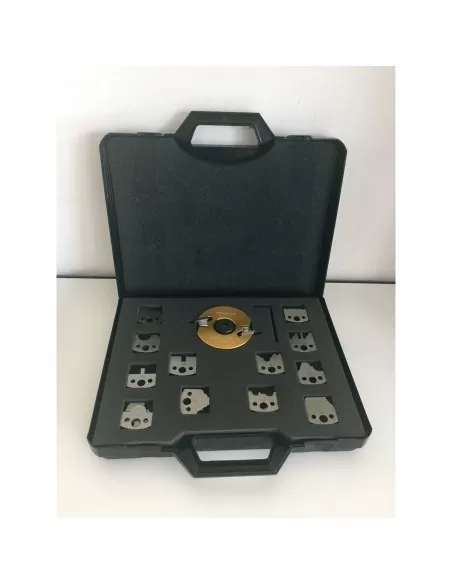 10 - Coffret Porte-Outils À Profiler Avec 13 De Couteaux Profilés Fers Pour Toupie