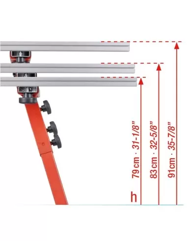TRAVAIL TABLE SINGLE DES GRANDS CARREAUX MONTOLIT TABLE-ONE 300-20