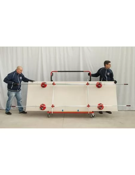 CHARIOT MULTIUSAGE TRANSPORT ET TRAITEMENT DES GRANDS CARREAUX MONTOLIT GOAL EVO