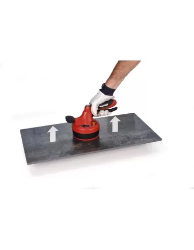 VENTOUSE À LEVIER AVEC PERCUSSIONS POUR CARREAUX ET DALLES MONTOLIT BATTILE