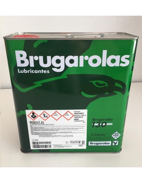Huile De Coupe Insoluble Brugarolas Bescut 23 Lt.5