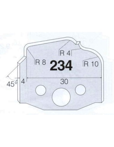 Coffret Porte-Outils À Profiler Avec  10 Jeux De Couteaux Profilés Fers Pour Toupie