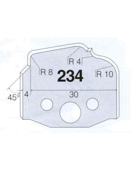 Coffret Porte-Outils À Profiler Avec  10 Jeux De Couteaux Profilés Fers Pour Toupie