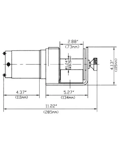 Treuil palan electrique levage a cable 12v fervi 0630/0900