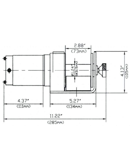 Treuil palan electrique levage a cable 12v fervi 0630/0900