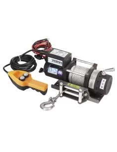 Treuil palan electrique levage a cable 12v fervi 0630/2200