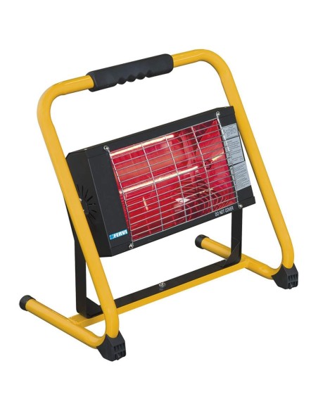 Chauffage electrique infrarouge avec support 2000w fervi r610b