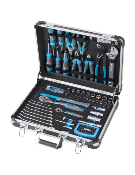 Valise mallette malette avec outils 88 pcs de travail fervi 0399